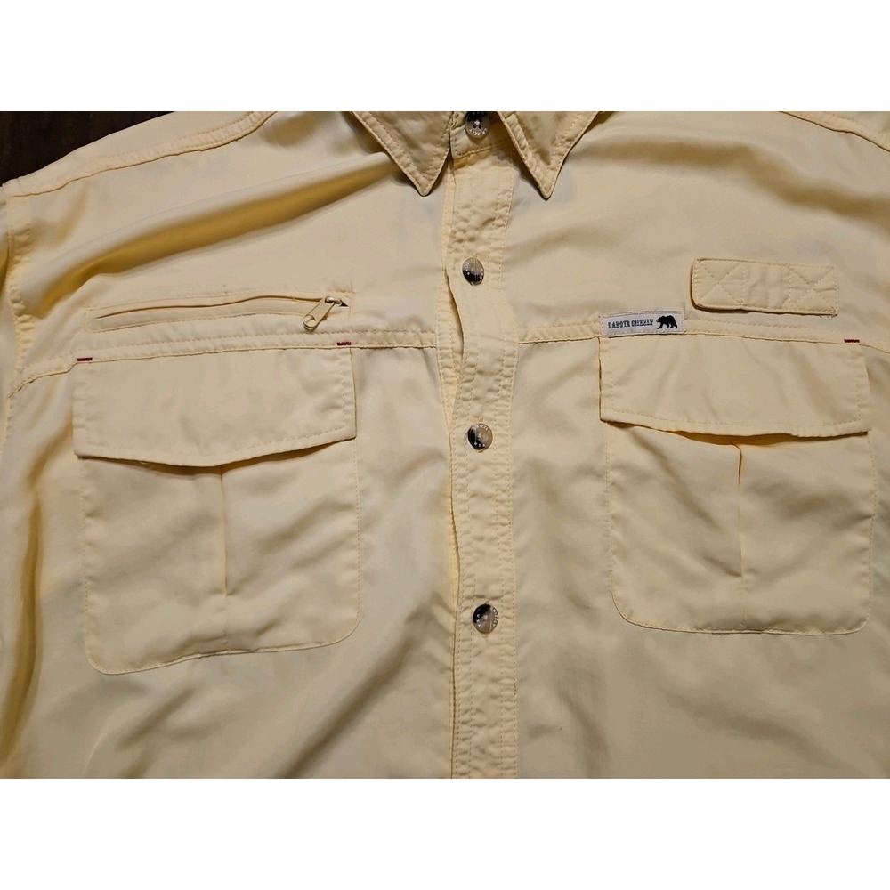 Dakota Grizzly Nylon Vented‎ Long Sleeve Mens Shirt Large - Picture 2 of 14